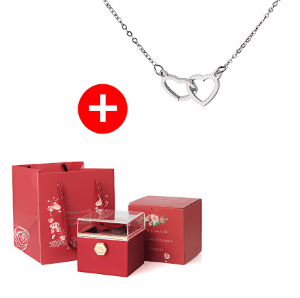 Coffret Cœur à Cœur avec collier personnalisable